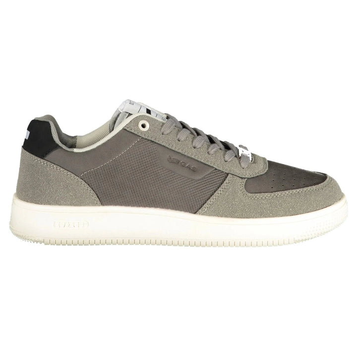 Men’s Grey Sports Shoes with Laces and Removable Footbed