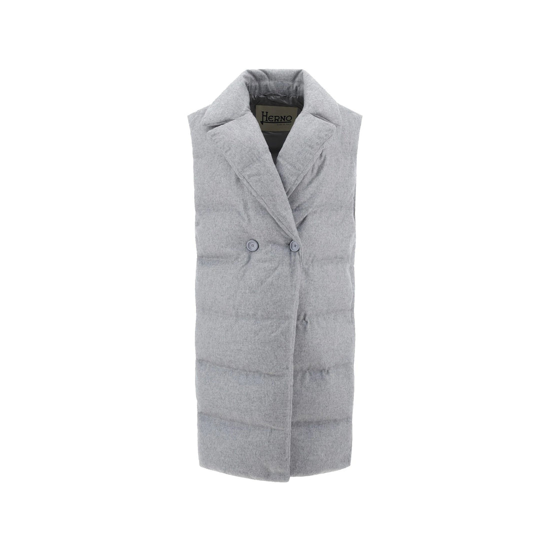 HERNO Padded Long Gilet Coat
