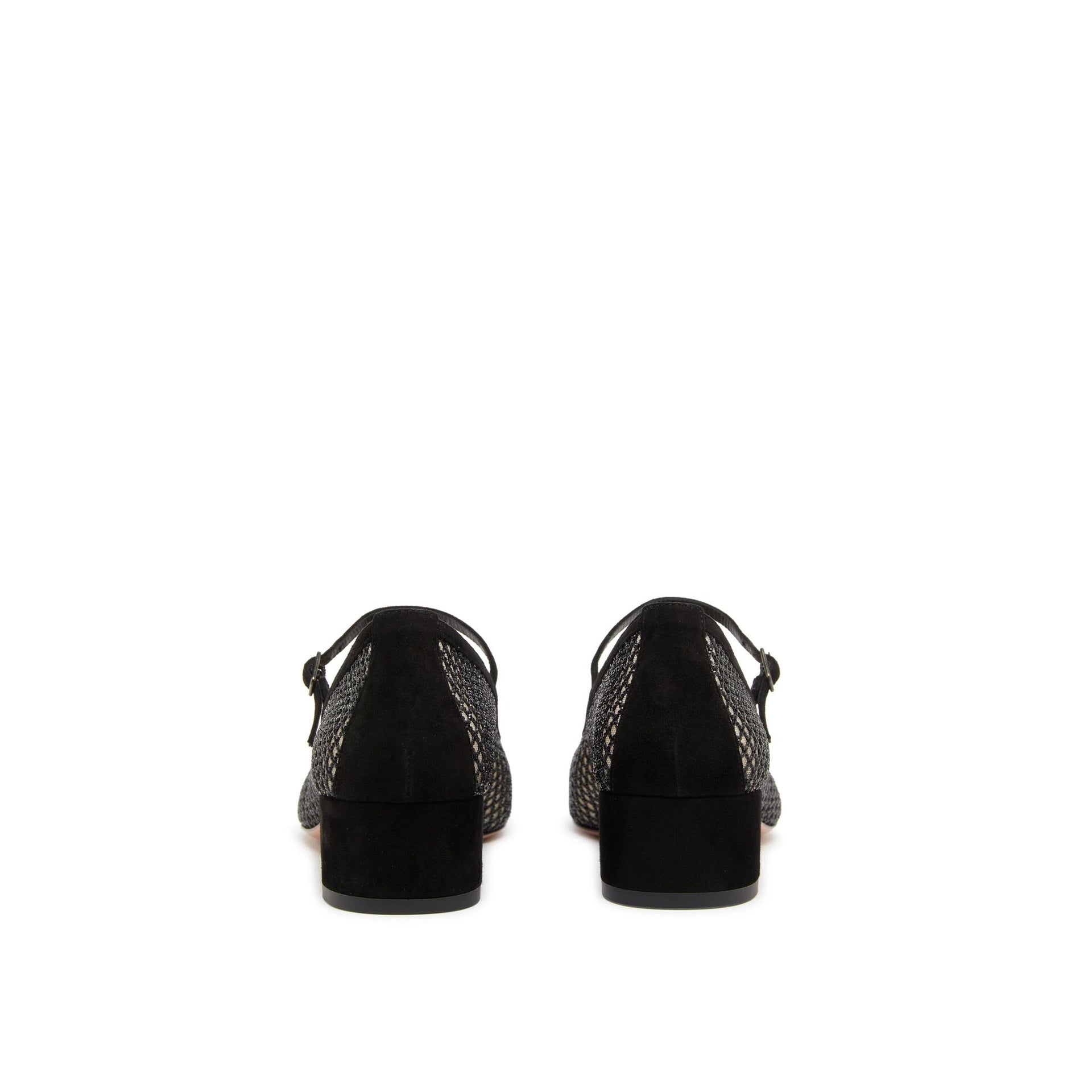 Aquazzura Mayor Crystals Mesh Pumps 35