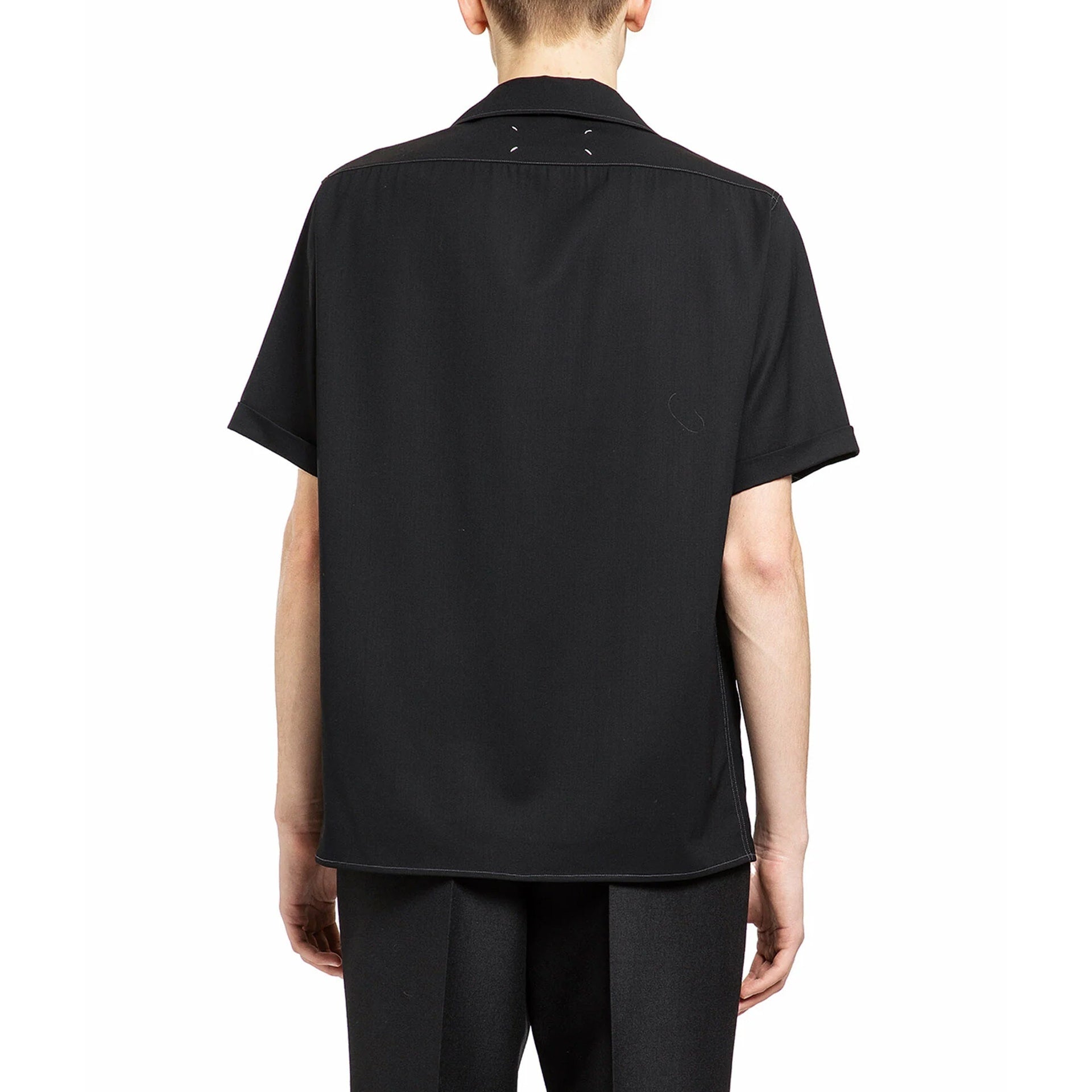 Maison Margiela short-sleeve wool shirt – Siebentaschen