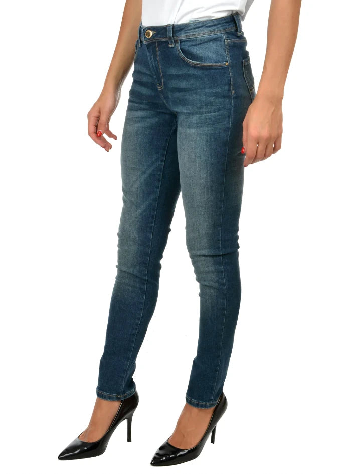Yes Zee Jeans Denim Blue Woman