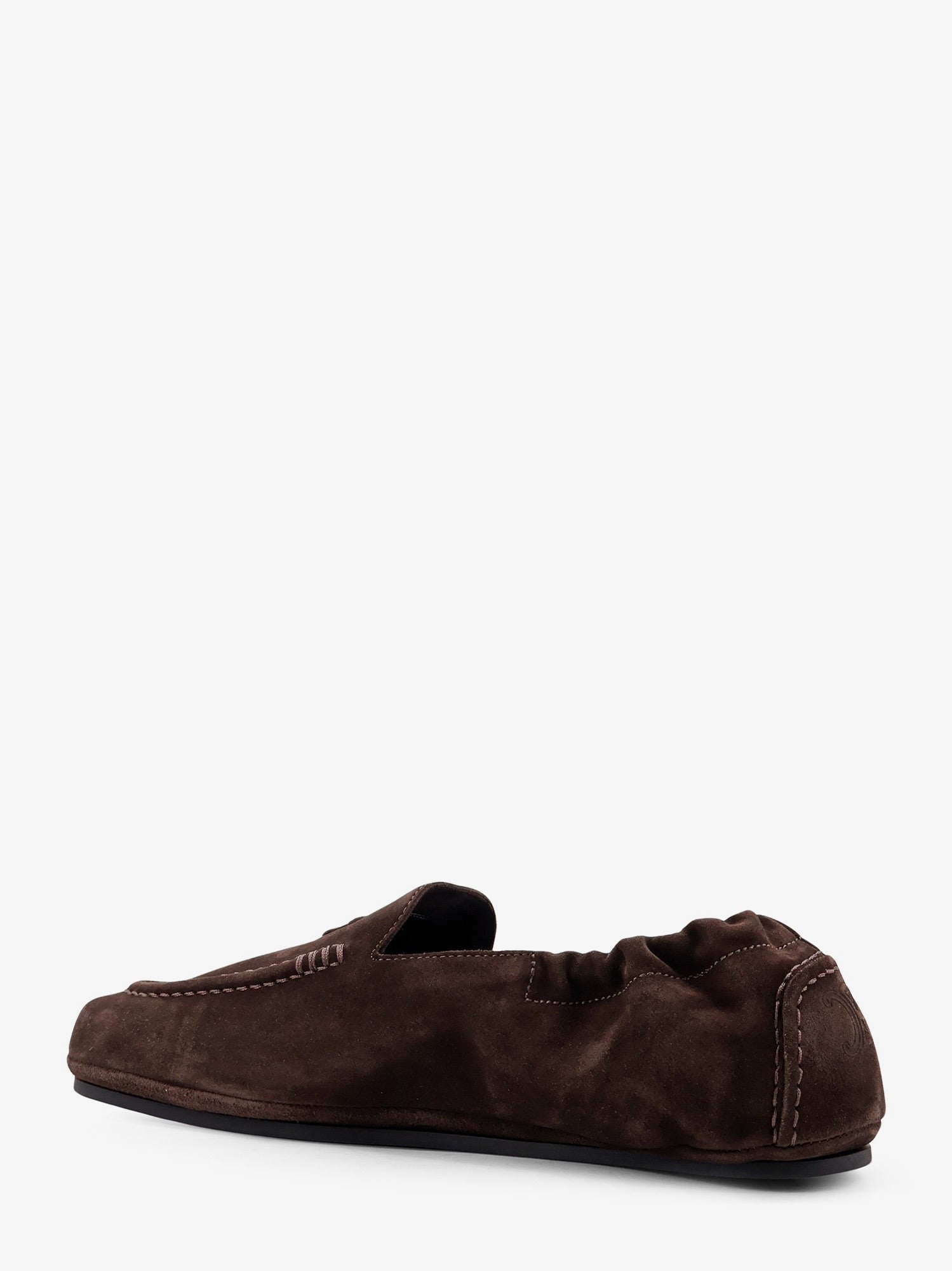 Celine Adam suede loafers