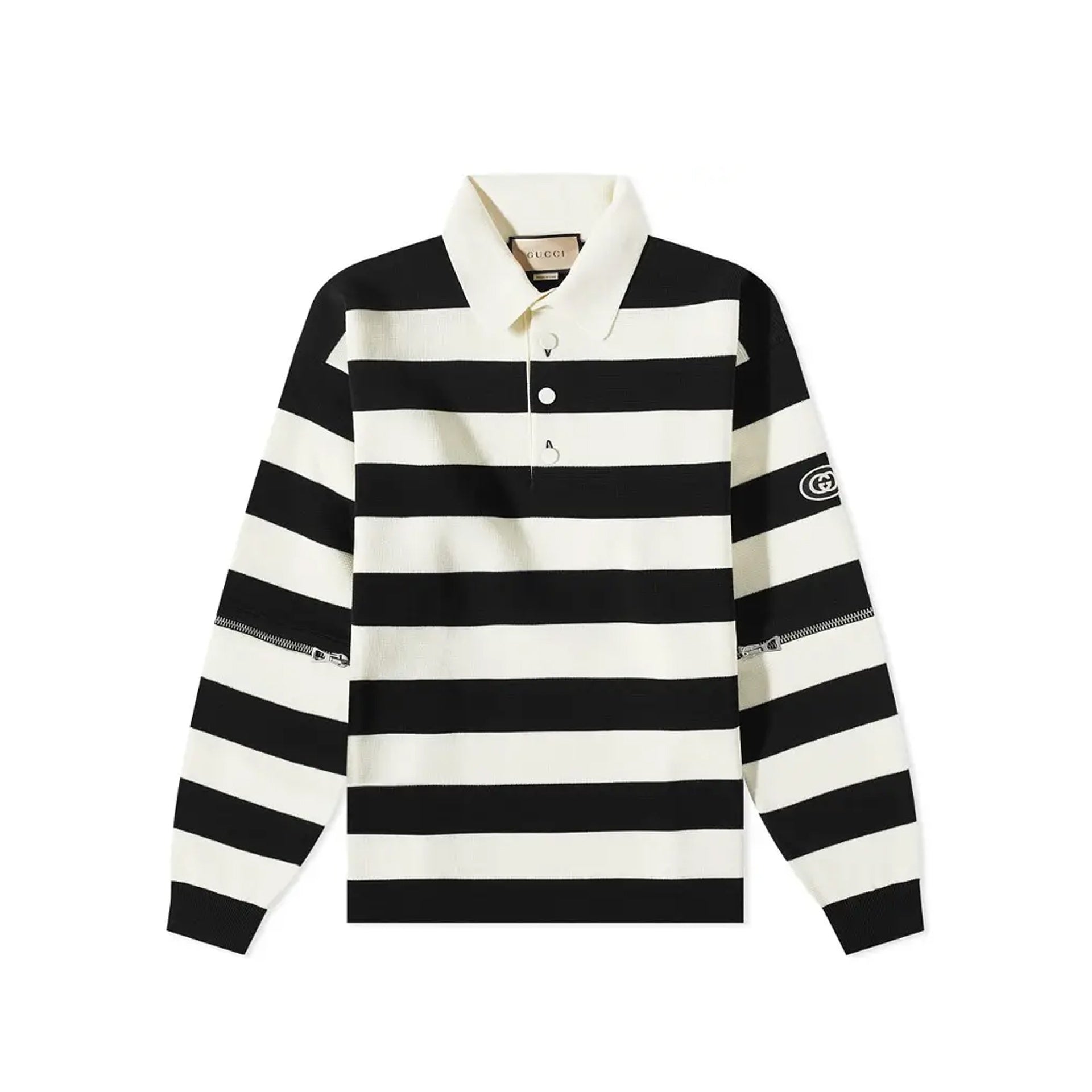Gucci Striped Cotton Polo – Siebentaschen