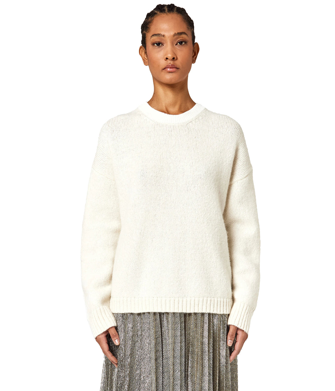 Alpha Studio Sweaters White Woman