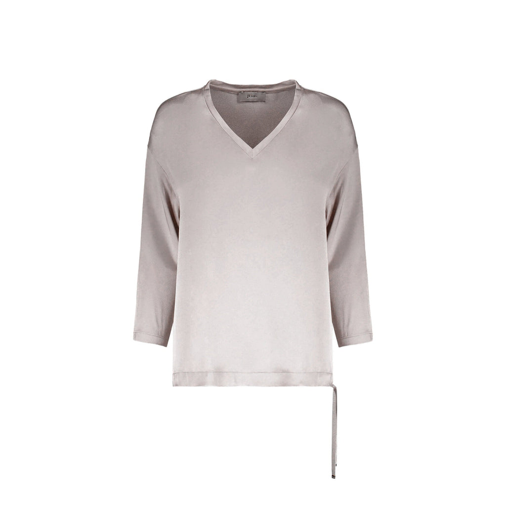 Herno long-sleeve V-neck top
