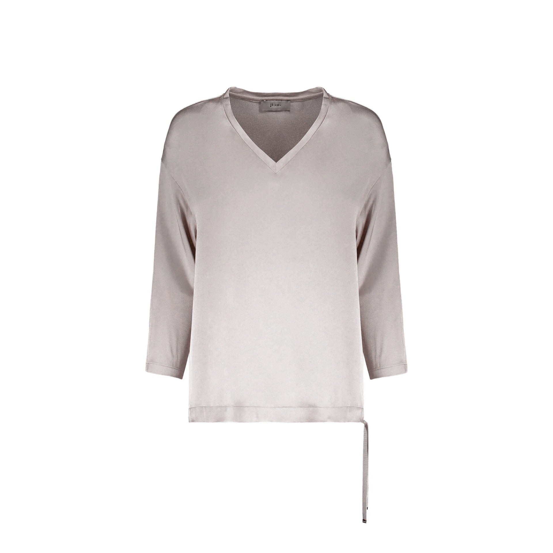 Herno long-sleeve V-neck top