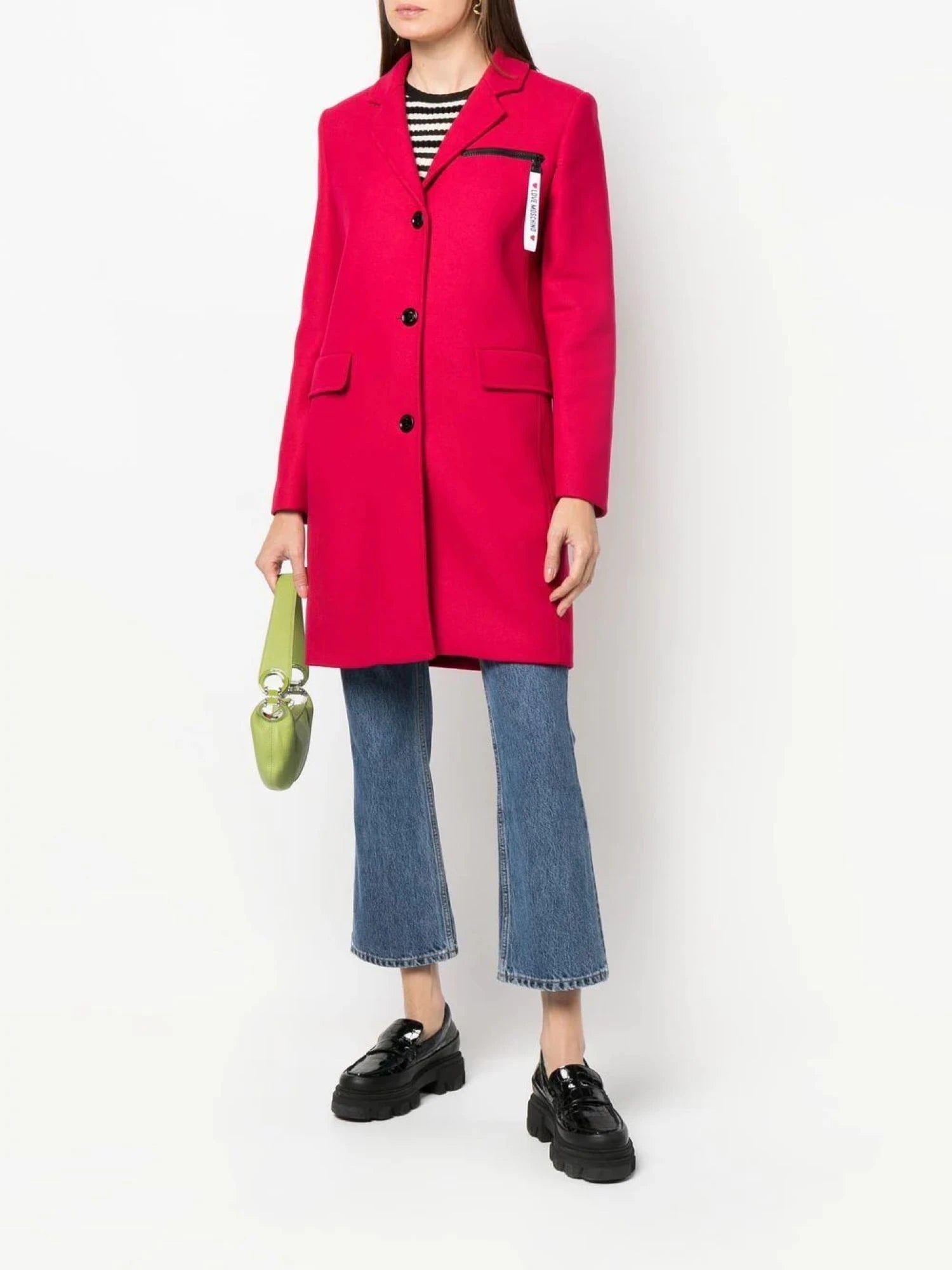 Love Moschino Coats Red Woman