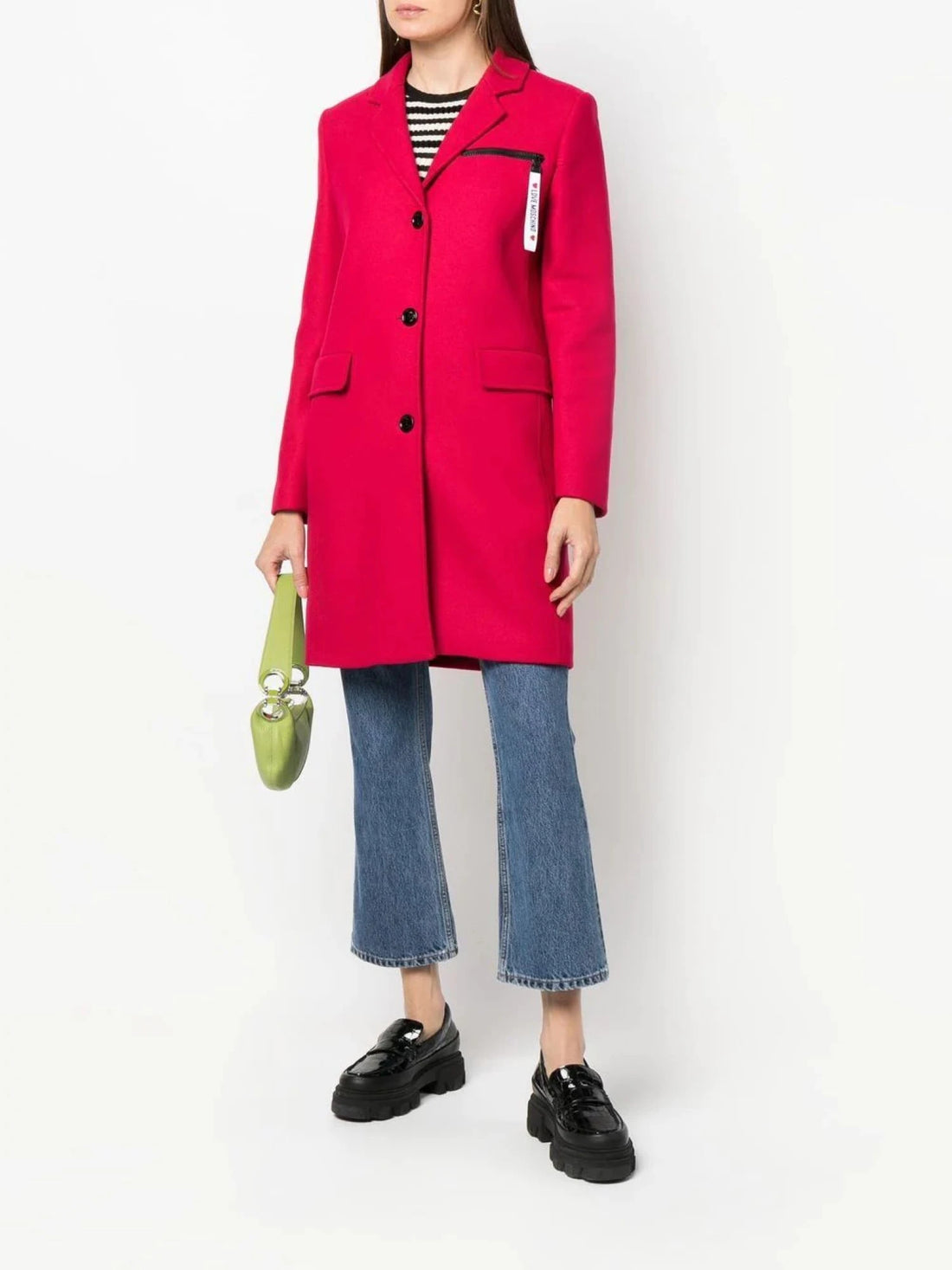 Love Moschino Coats Red Woman