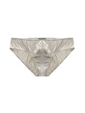 Dolce & Gabbana Pearl Grey Silk Brief – Luxury Underwear – Siebentaschen