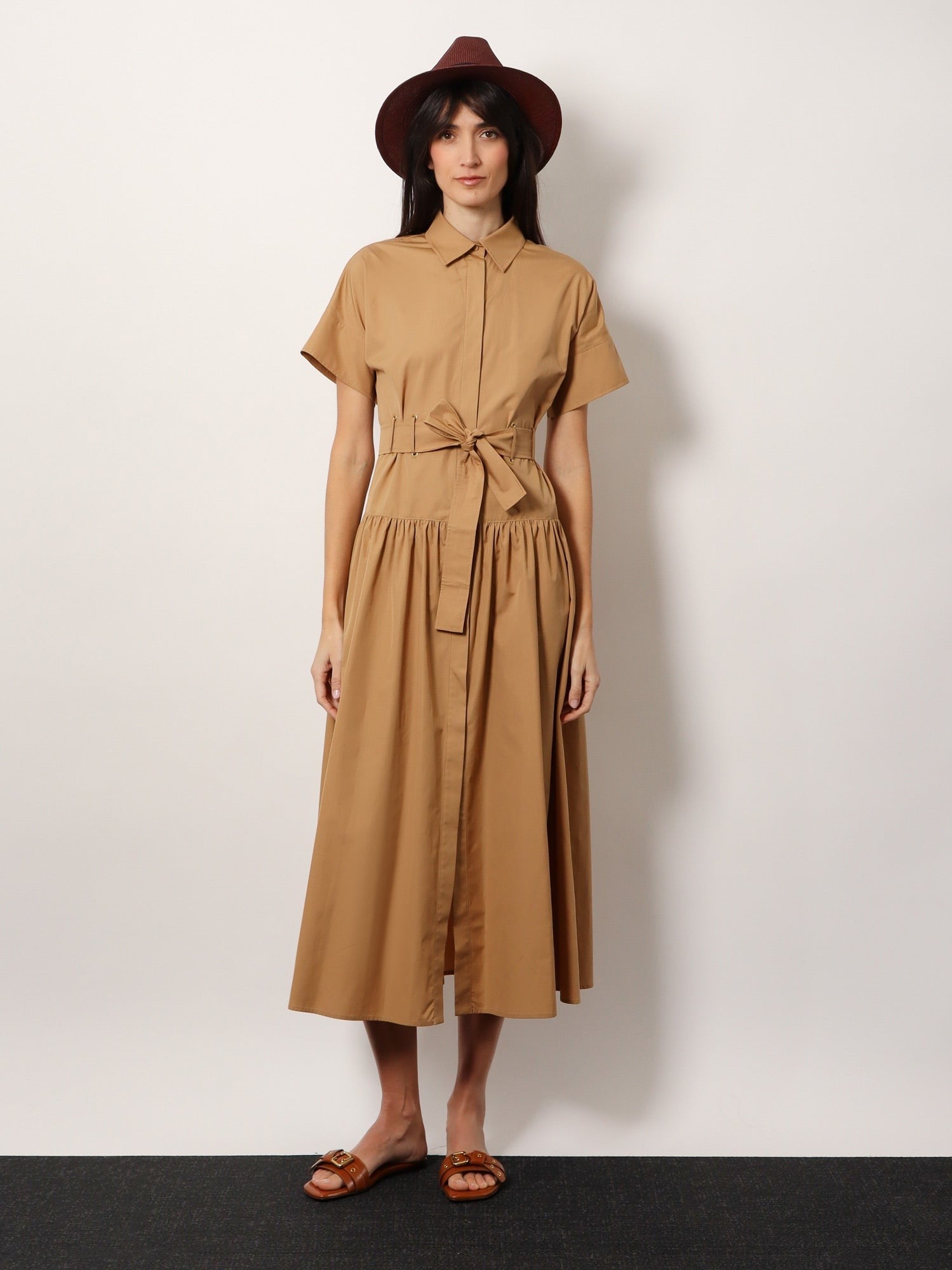 Max Mara Agoraio cotton chemisier dress
