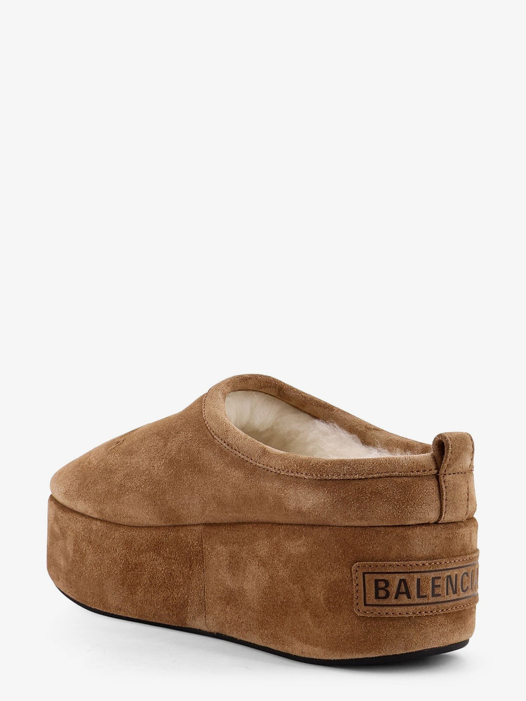 Balenciaga Alaska Soft suede mule with plateau