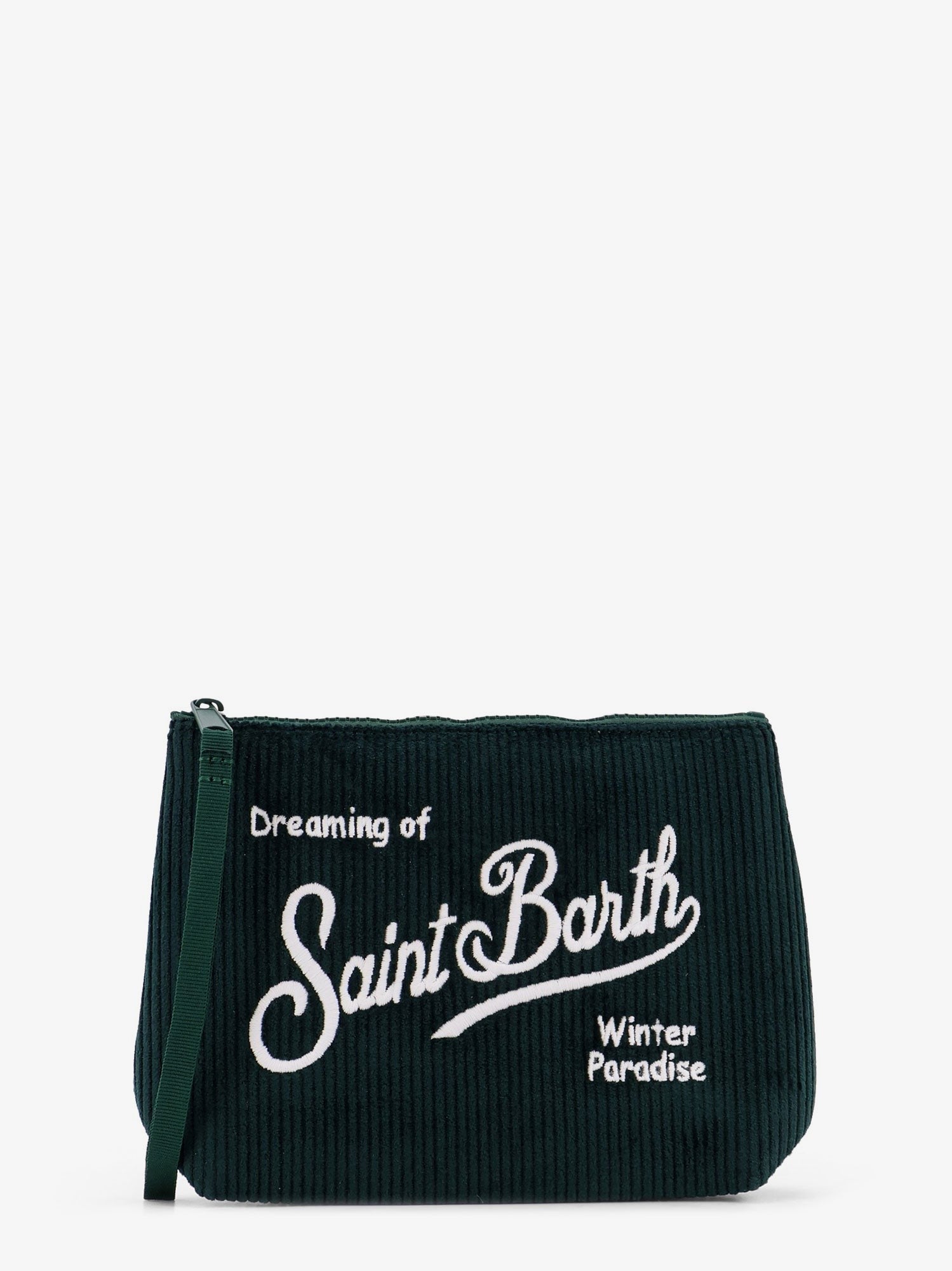 MC2 SAINT BARTH Aline Corduroy clutch bag