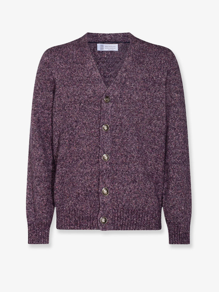 Brunello Cucinelli Alpaca, wool, silk and cotton blend cardigan