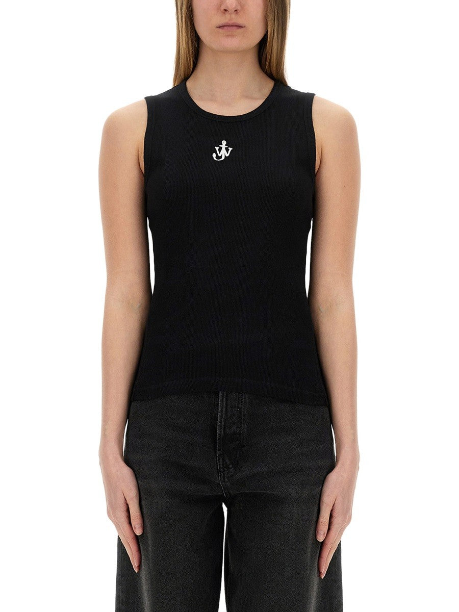 jw anderson "ANCHOR JWA" LOGO TANK TOP