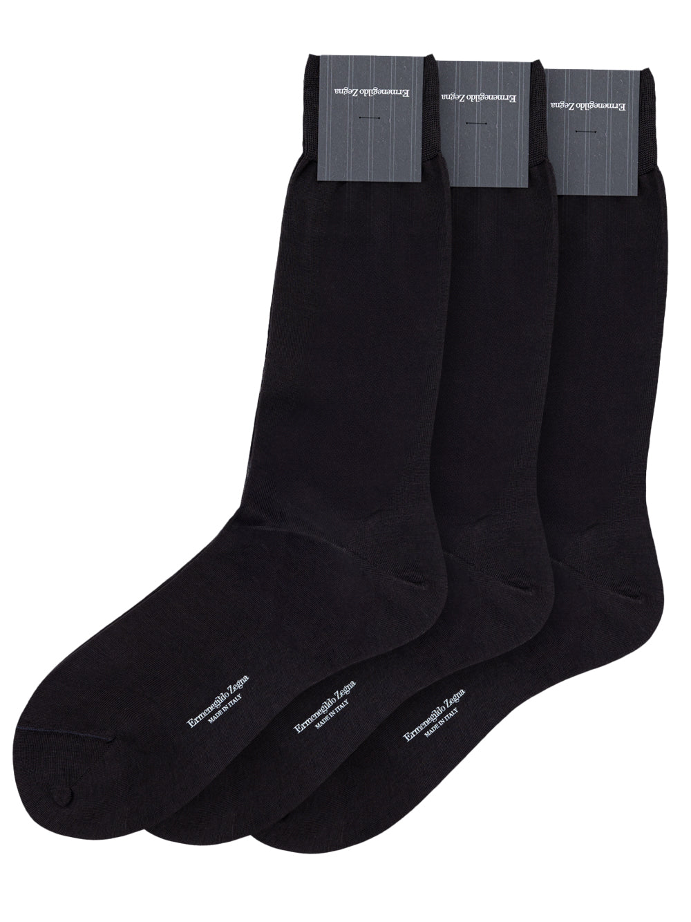 Calzini  Tripack in cotone filo di Scozia Zegna