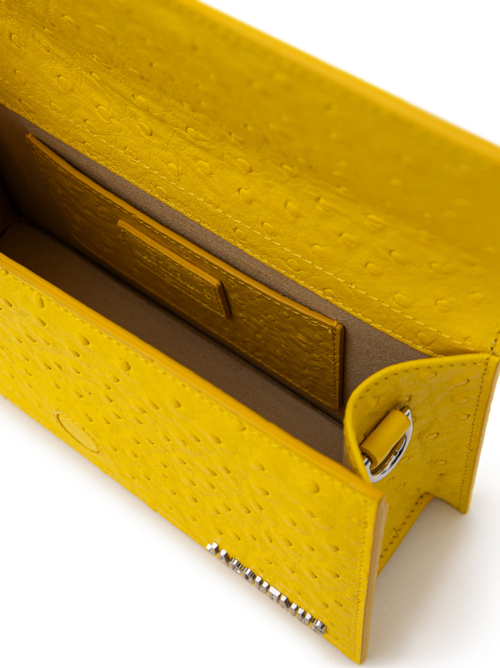 Le Grand Bambino CroisiÃ¨re Handbag in Yellow Leather