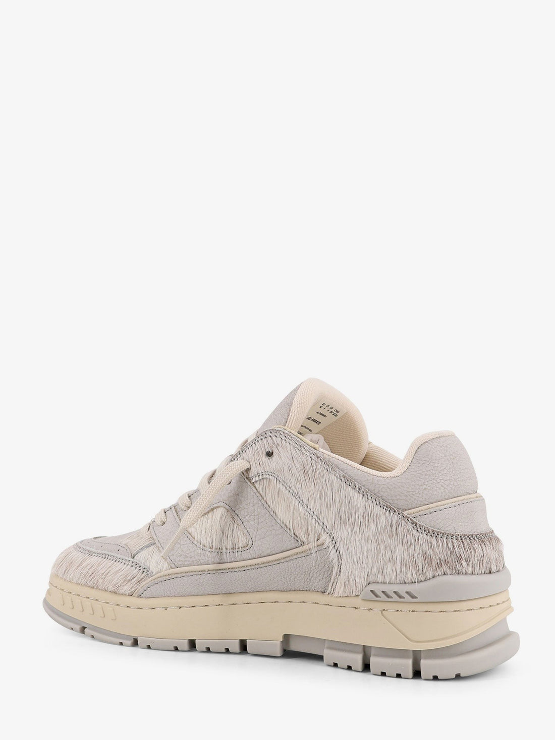 AXEL ARIGATO Area Lo ponyskin and suede low-top sneakers