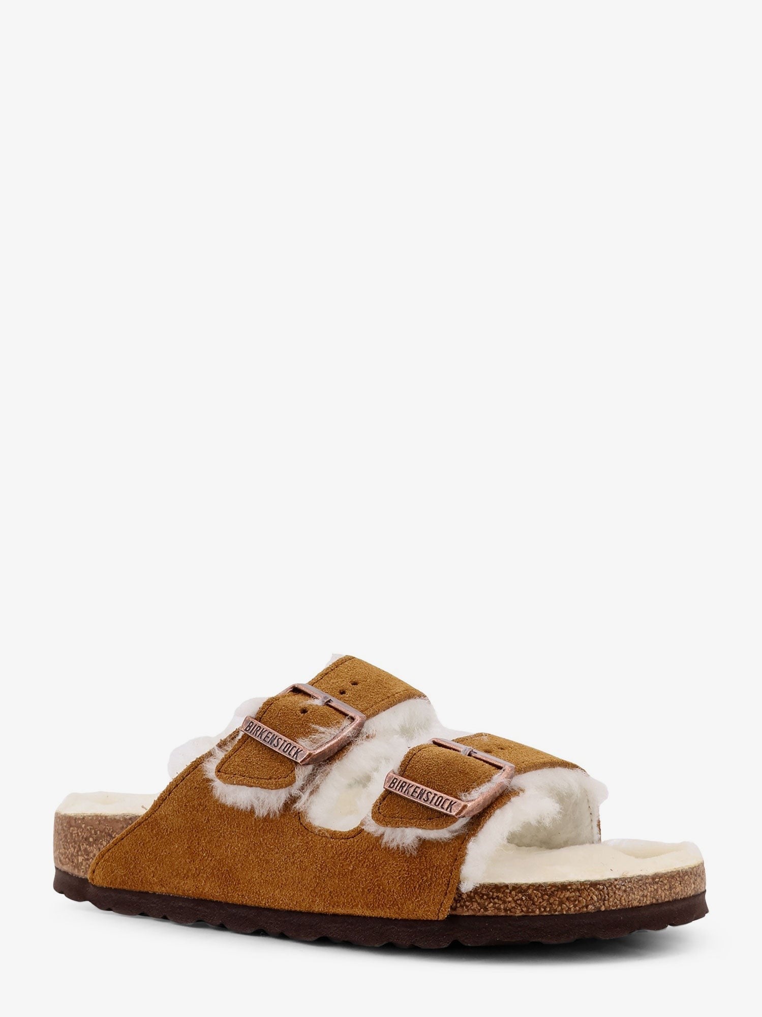Birkenstock Arizona Shearling suede sandals