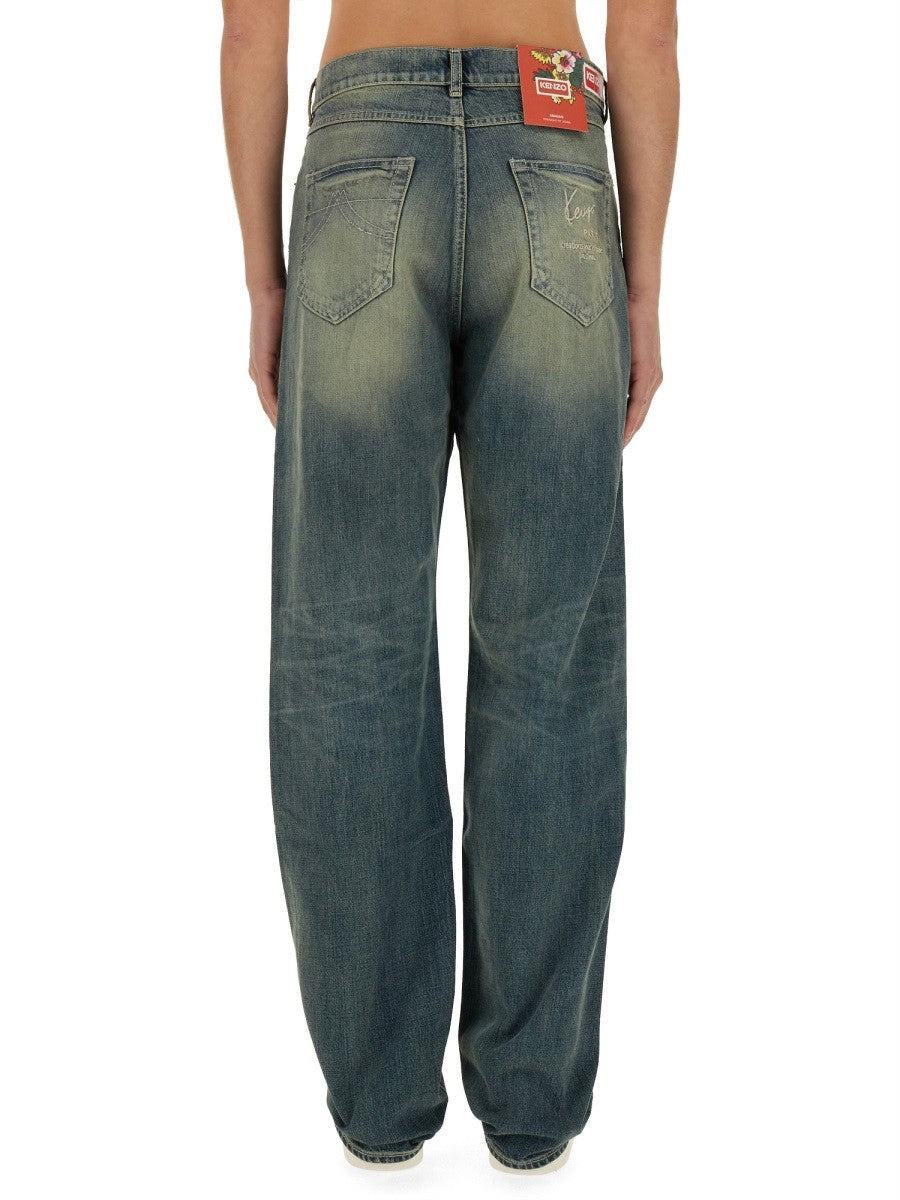 Kenzo ASAGAO STRAIGHT JEANS 'KENZO CREATIONS'