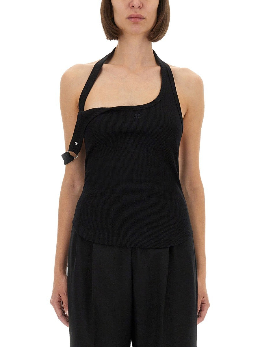 COURREGES ASYMMETRICAL TANK TOP