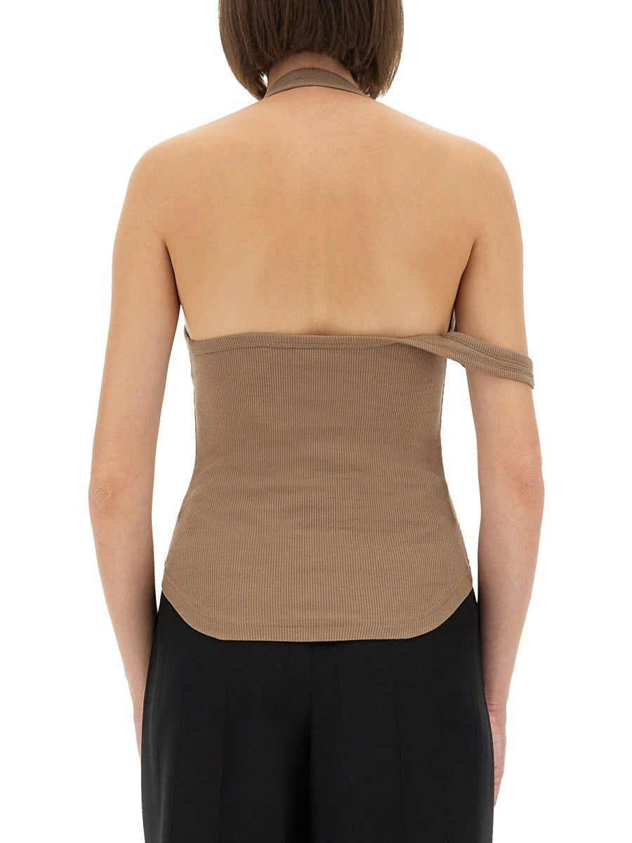 COURREGES ASYMMETRICAL TANK TOP