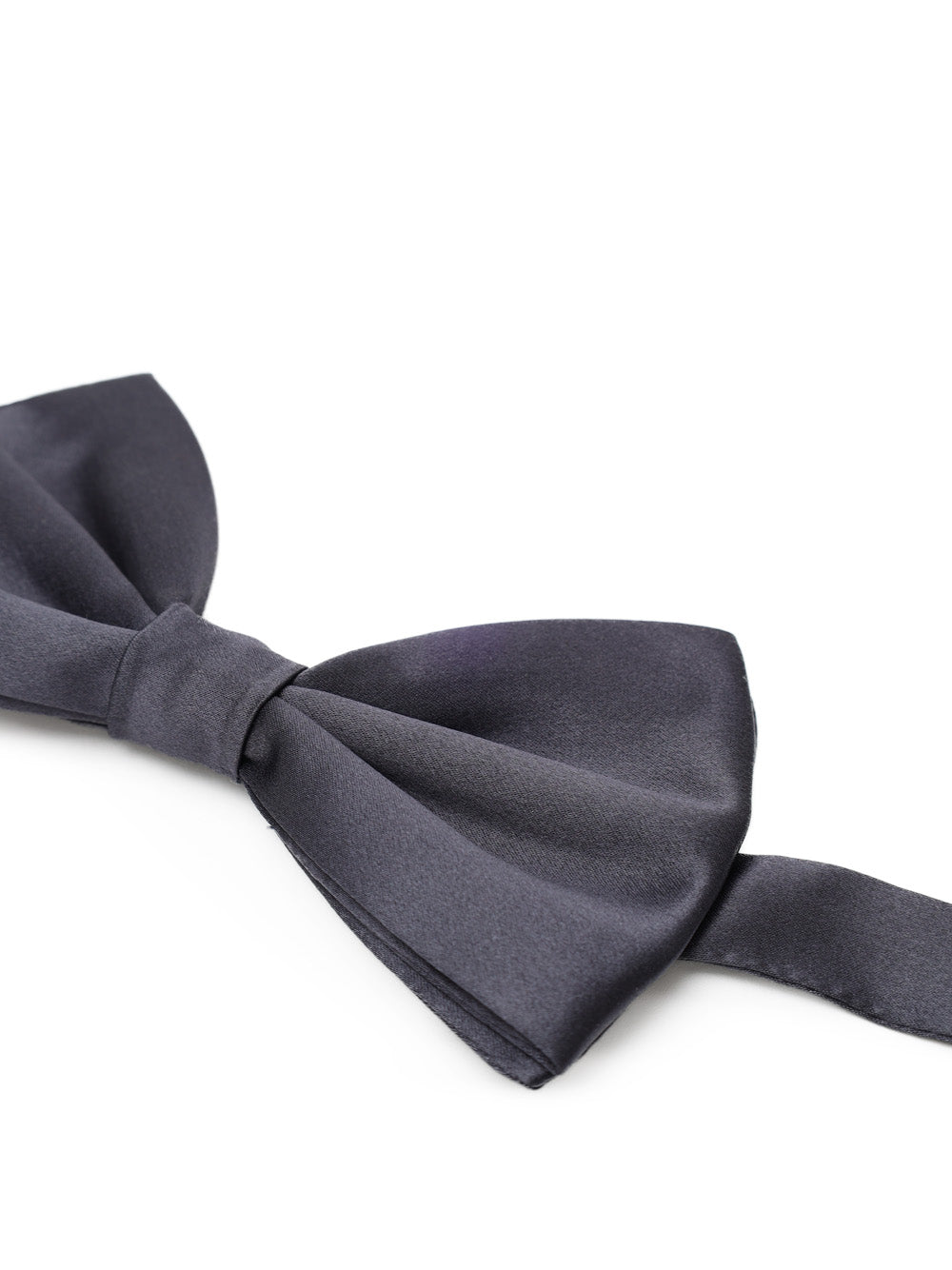 Dolce & Gabbana Gray Silk Bow Tie