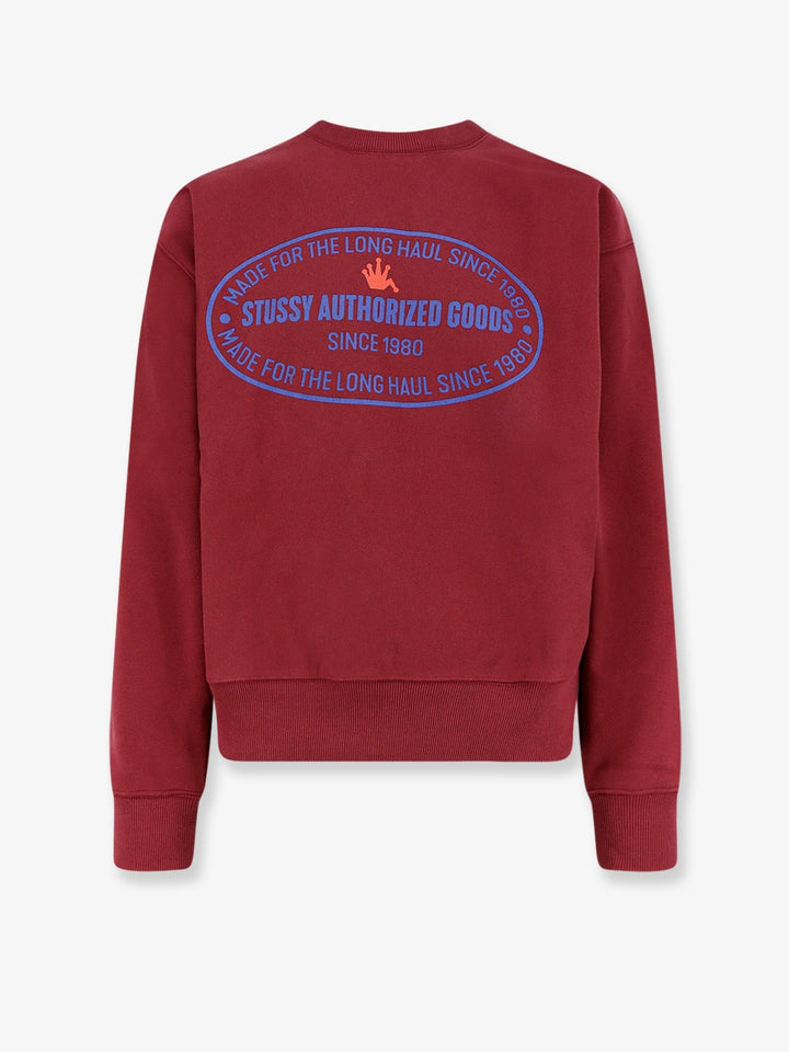 STUSSY Authorized Crew cotton blend sweatshirt