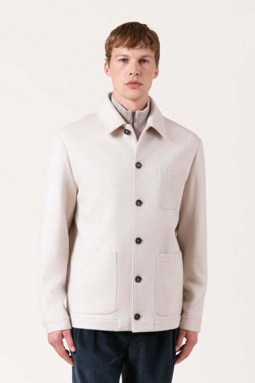 Giacca Overshirt Borg