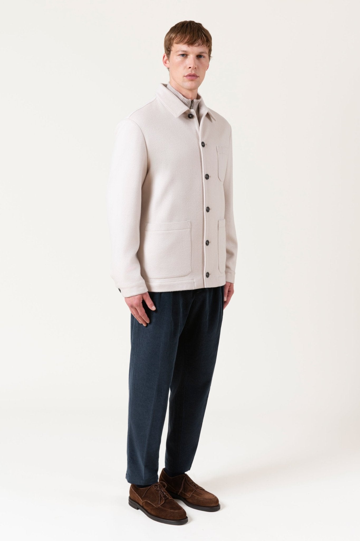 Giacca Overshirt Borg