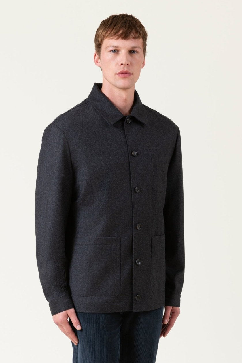 Giacca Overshirt Borg
