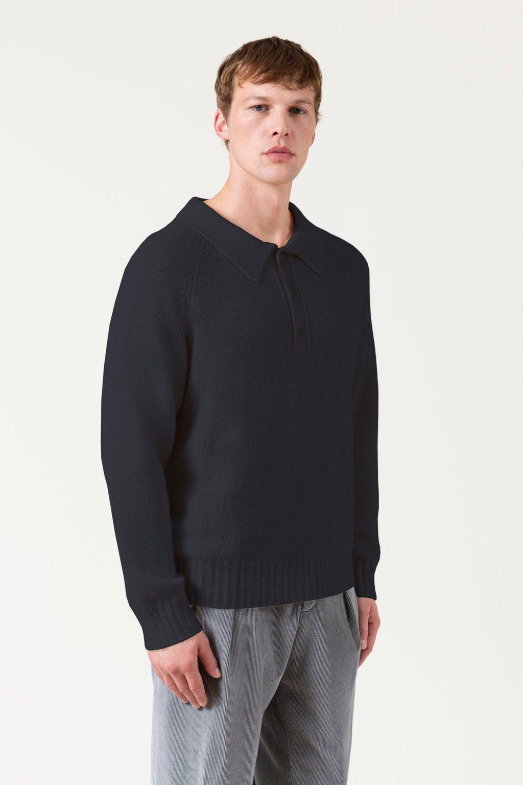 Maglia Polo Burton In Lana E Cashmere