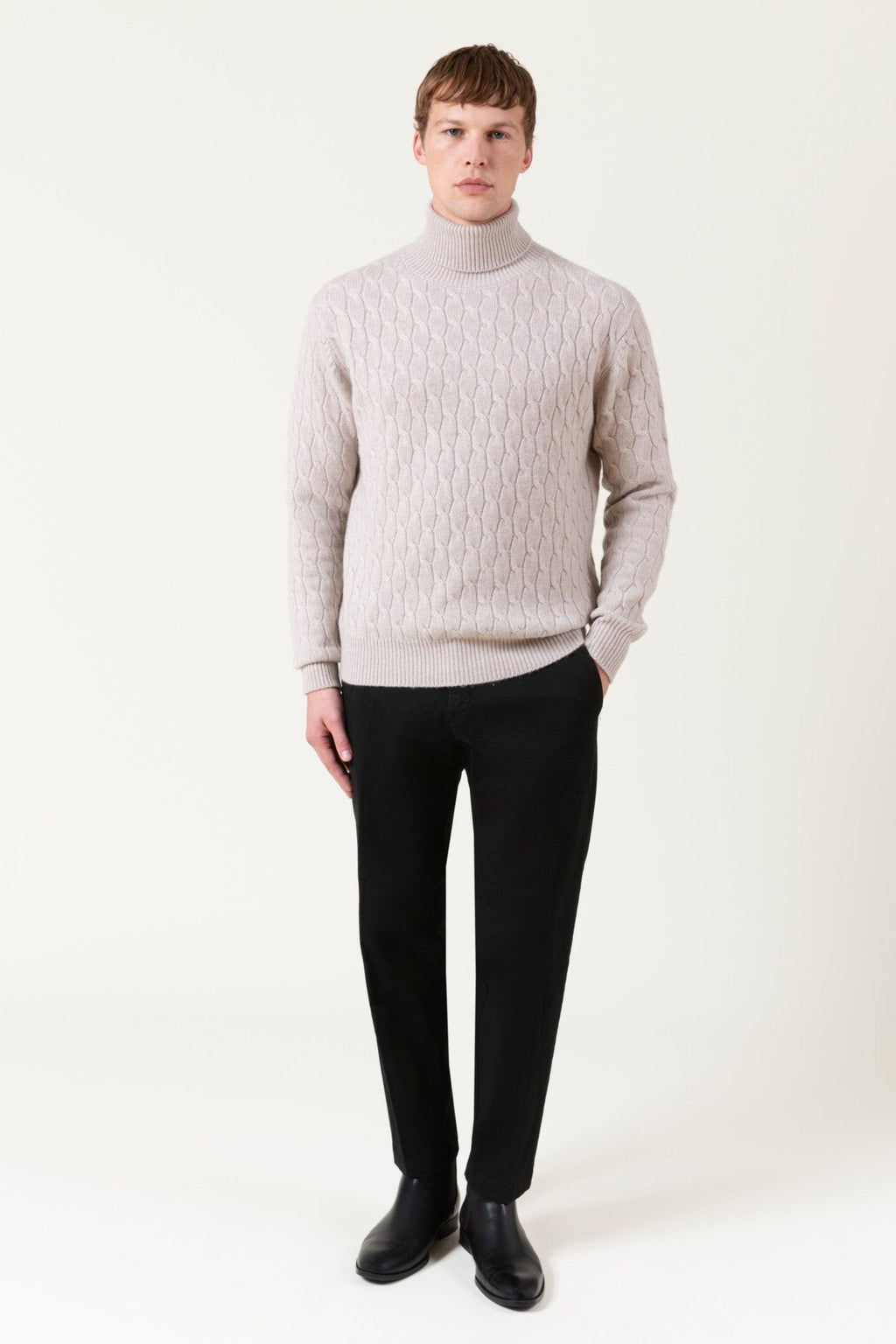 Maglia Dolcevita Curtis Lana E Cashmere