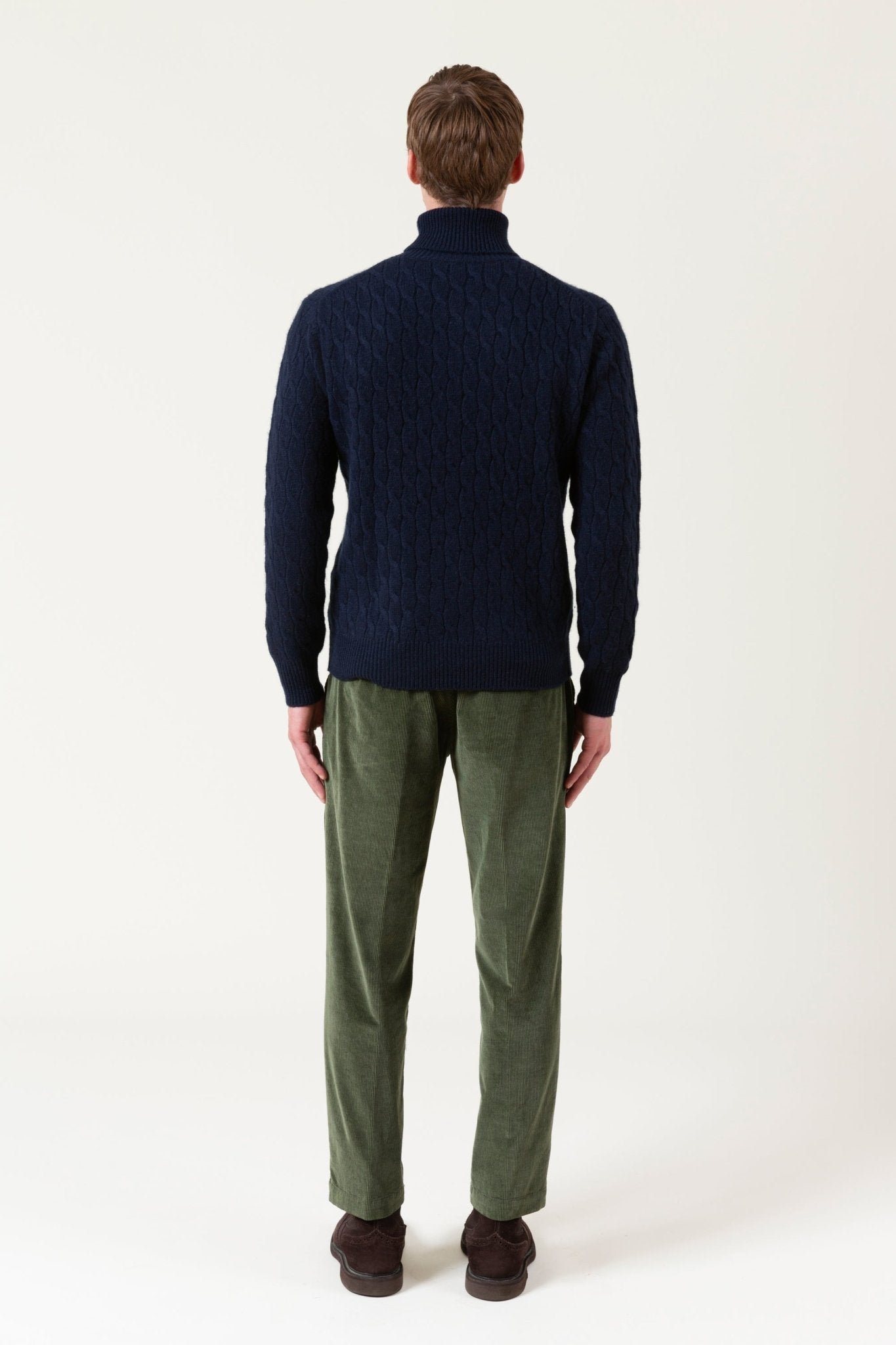 Maglia Dolcevita Curtis in Lana E Cashmere