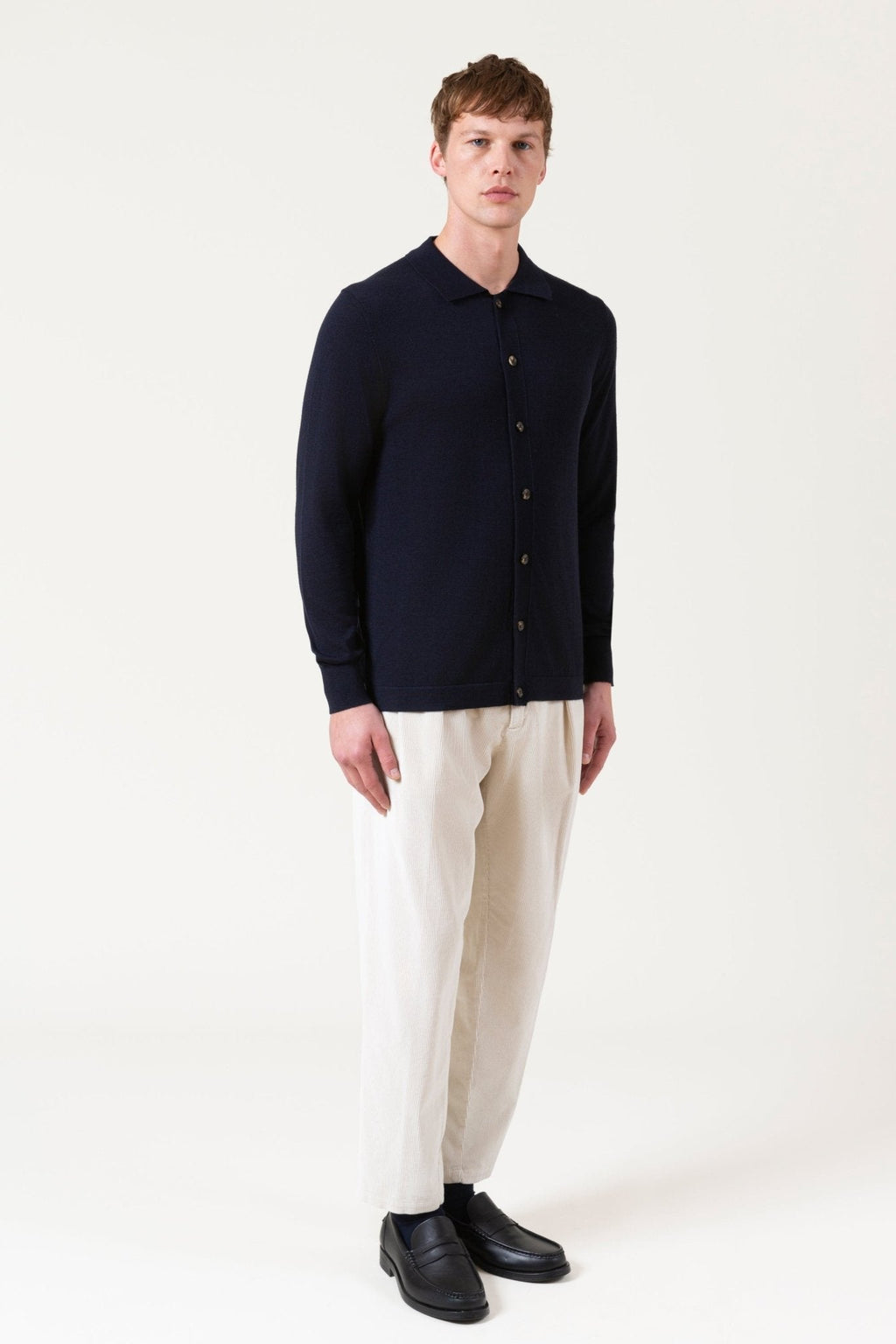 Cardigan Freeman In Lana Merino