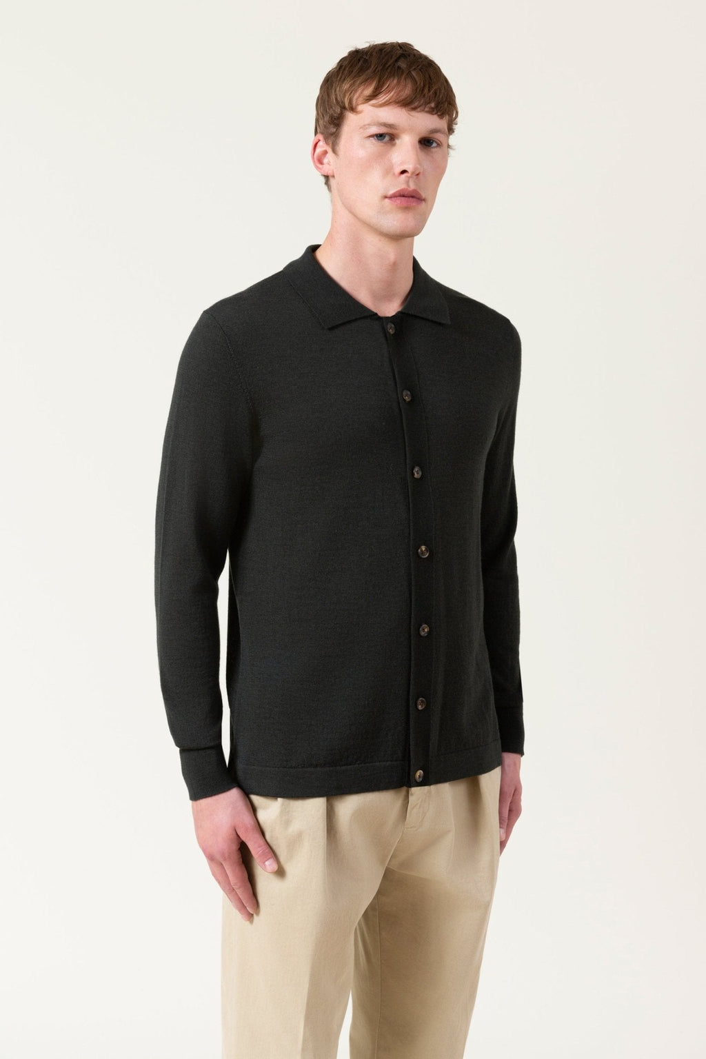 Cardigan Freeman In Lana Merino