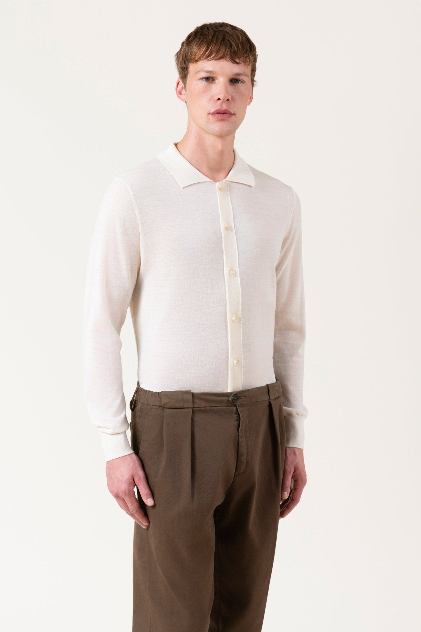 Cardigan Freeman In Lana Merino