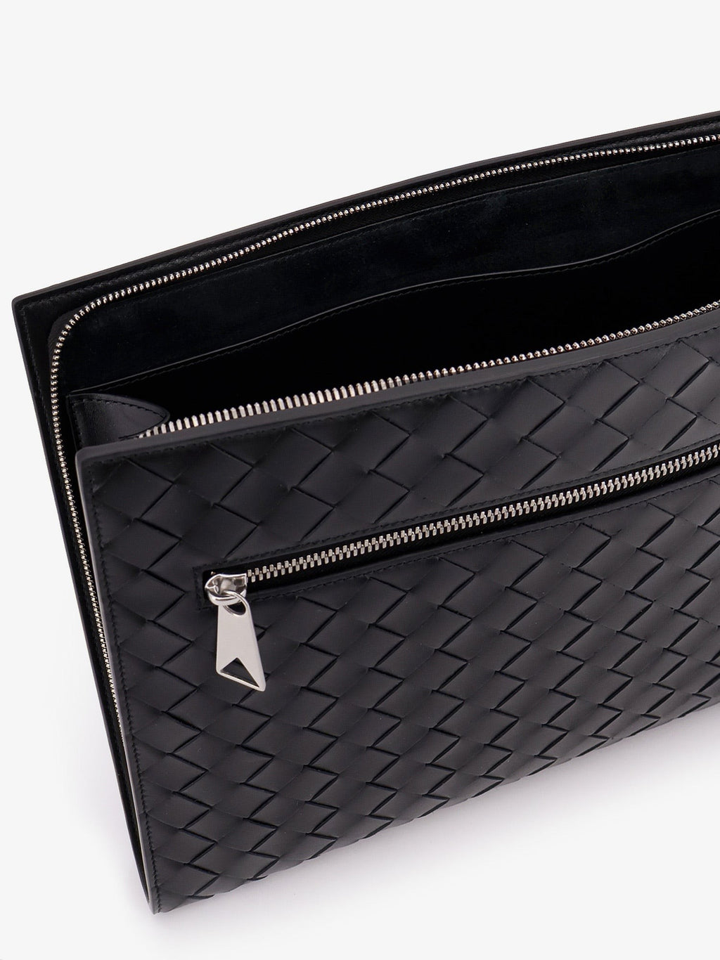 Bottega Veneta Avenue leather document case with Intrecciato motif