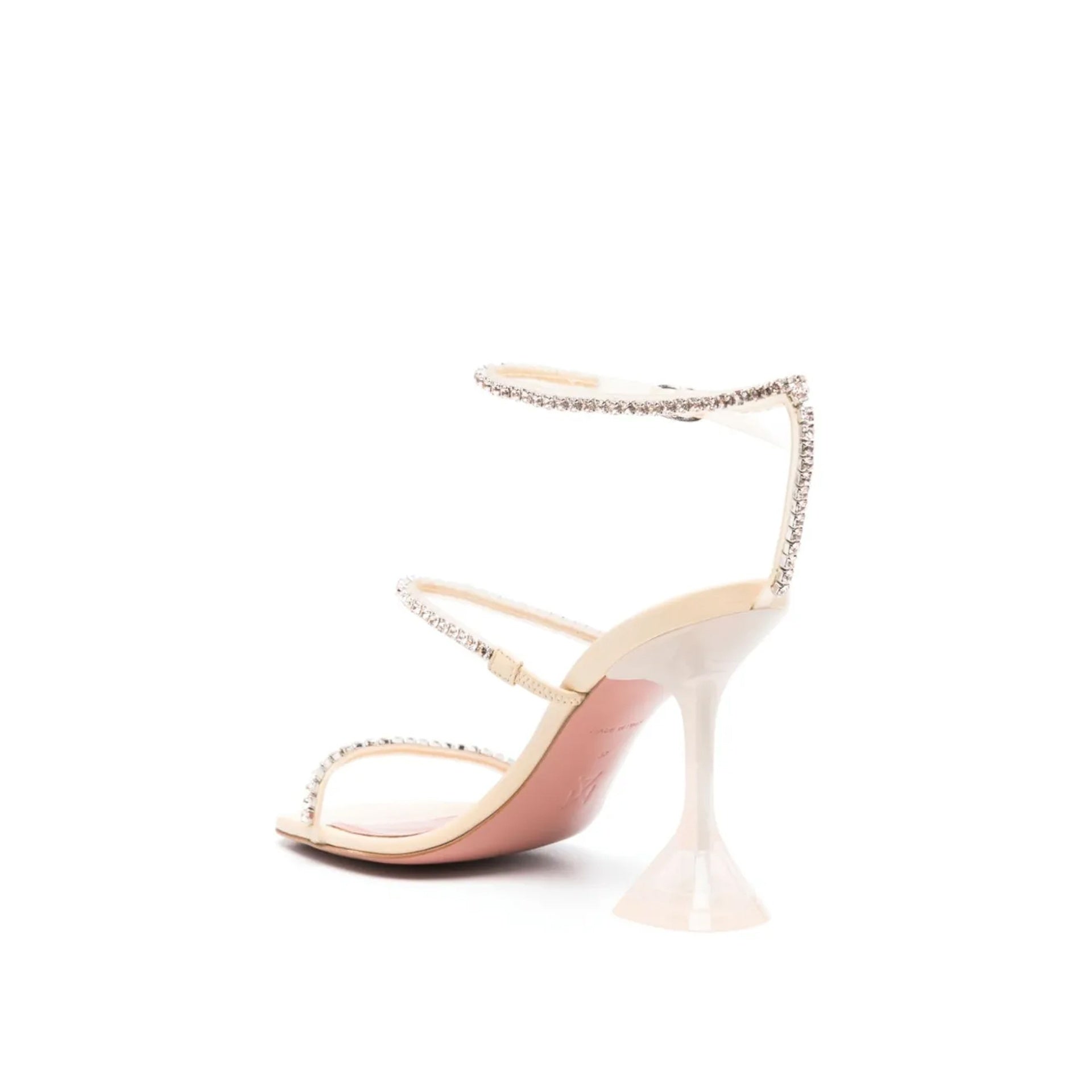 Amina Muaddi Gilda 105mm Sandals - WOMEN SHOES - AMINA MUADDI - Tluxy New