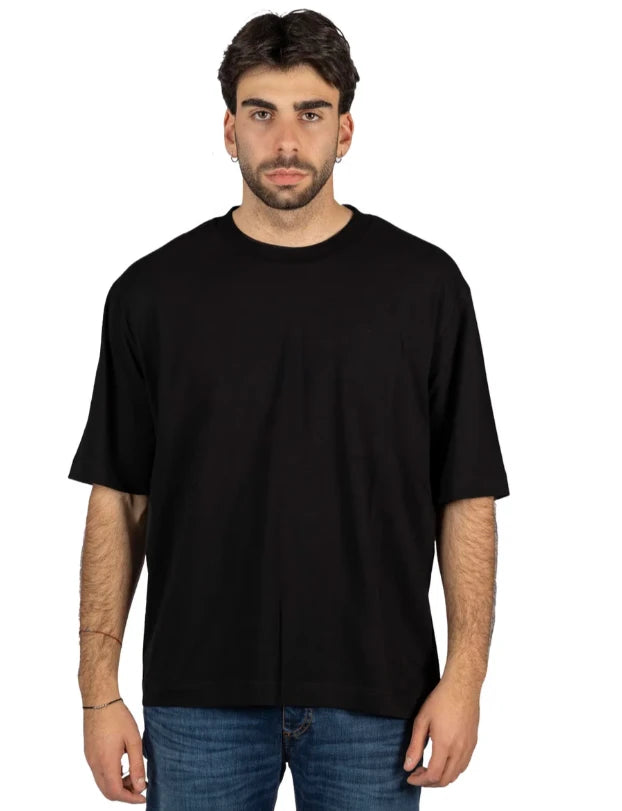 Alpha Studio T-shirt & Top Black Man