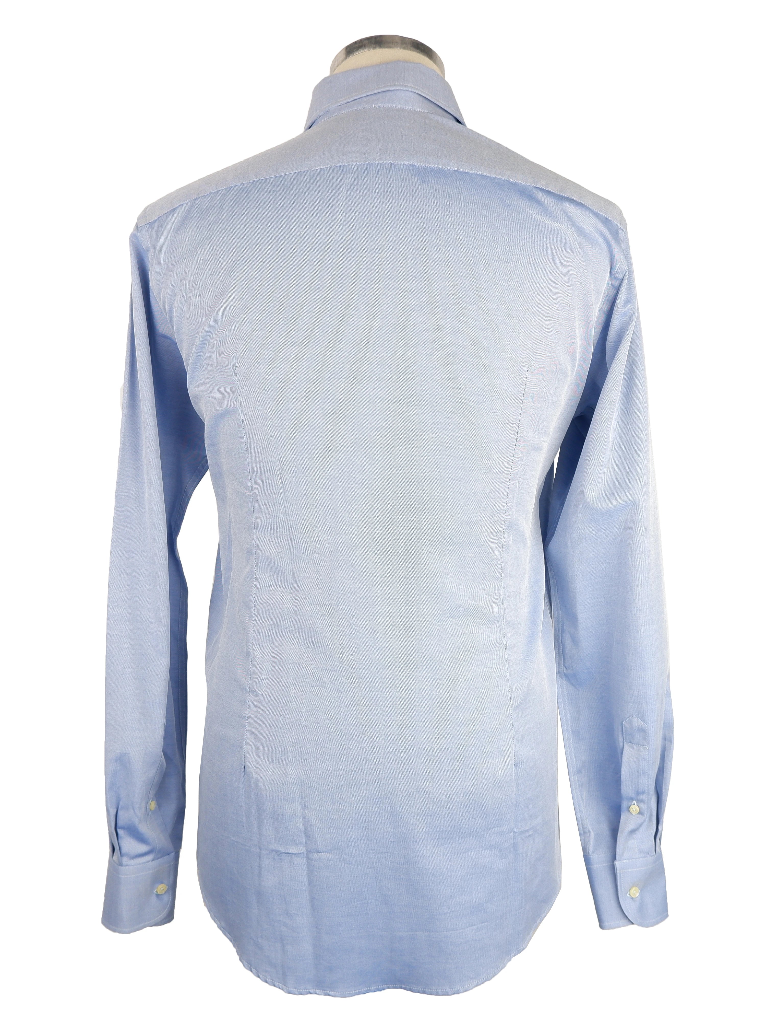 100% Milano Shirts Light Blue Man