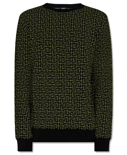 Balmain Sweaters Green Man