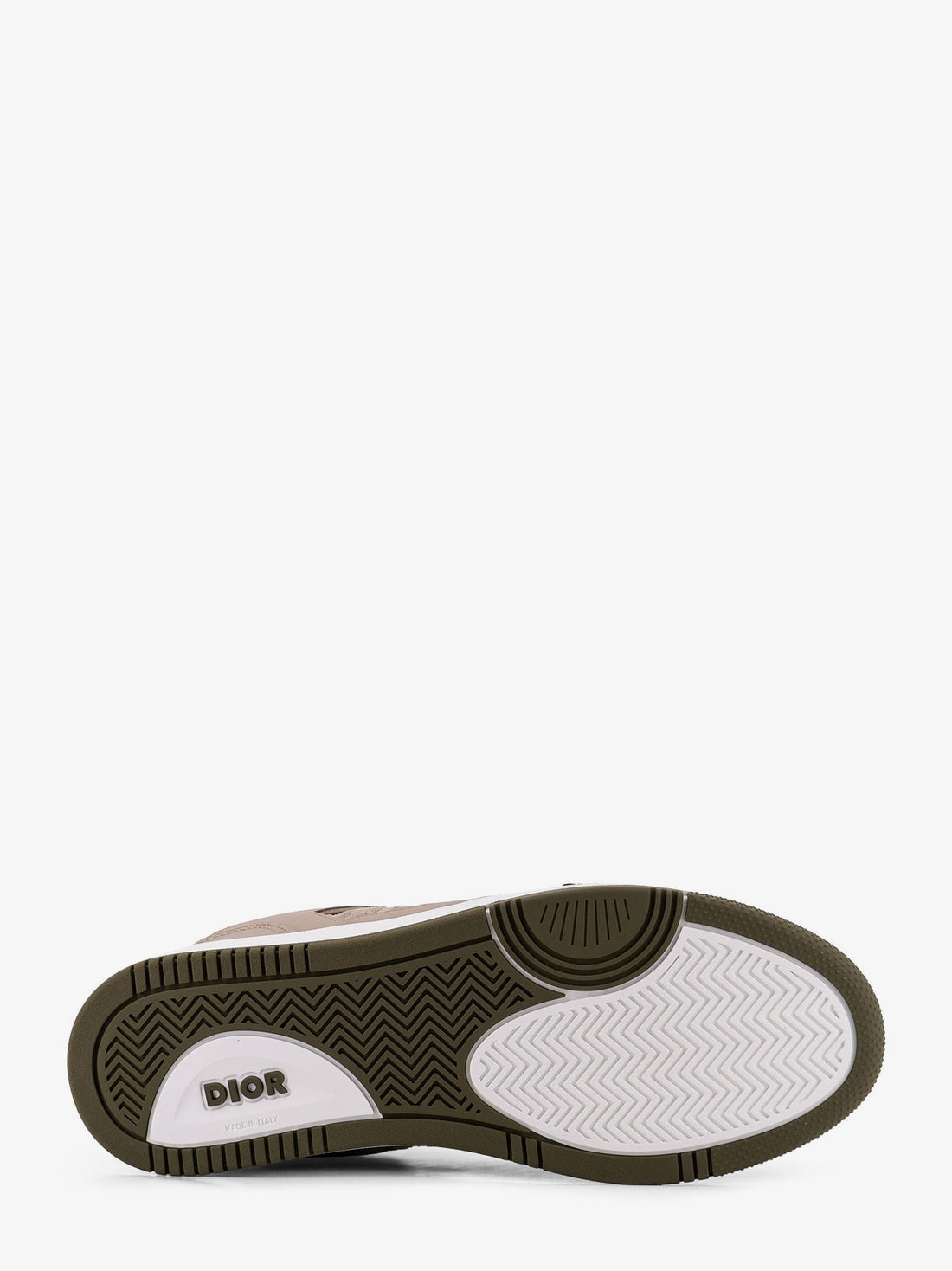 Dior B27 leather sneakers with suede inserts