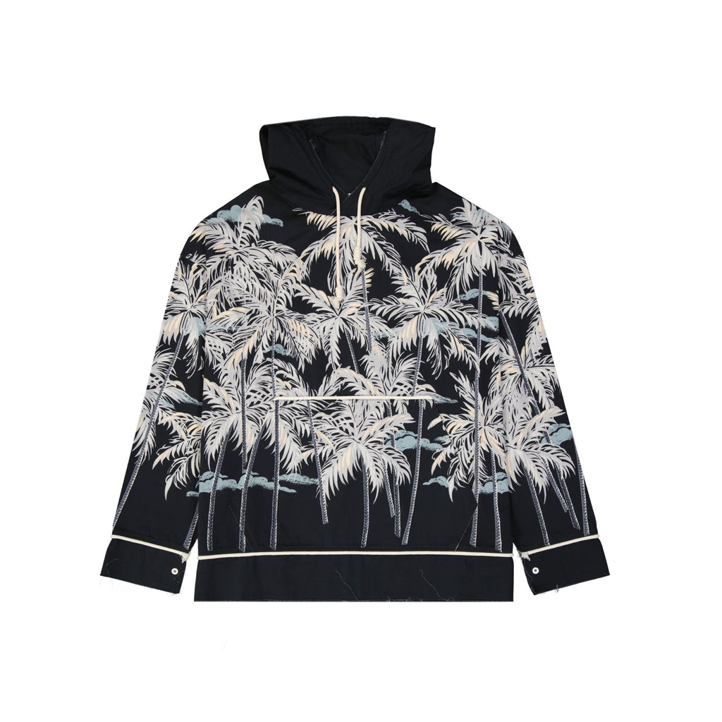 Palm Angels Hooded Printed Shirt – Siebentaschen