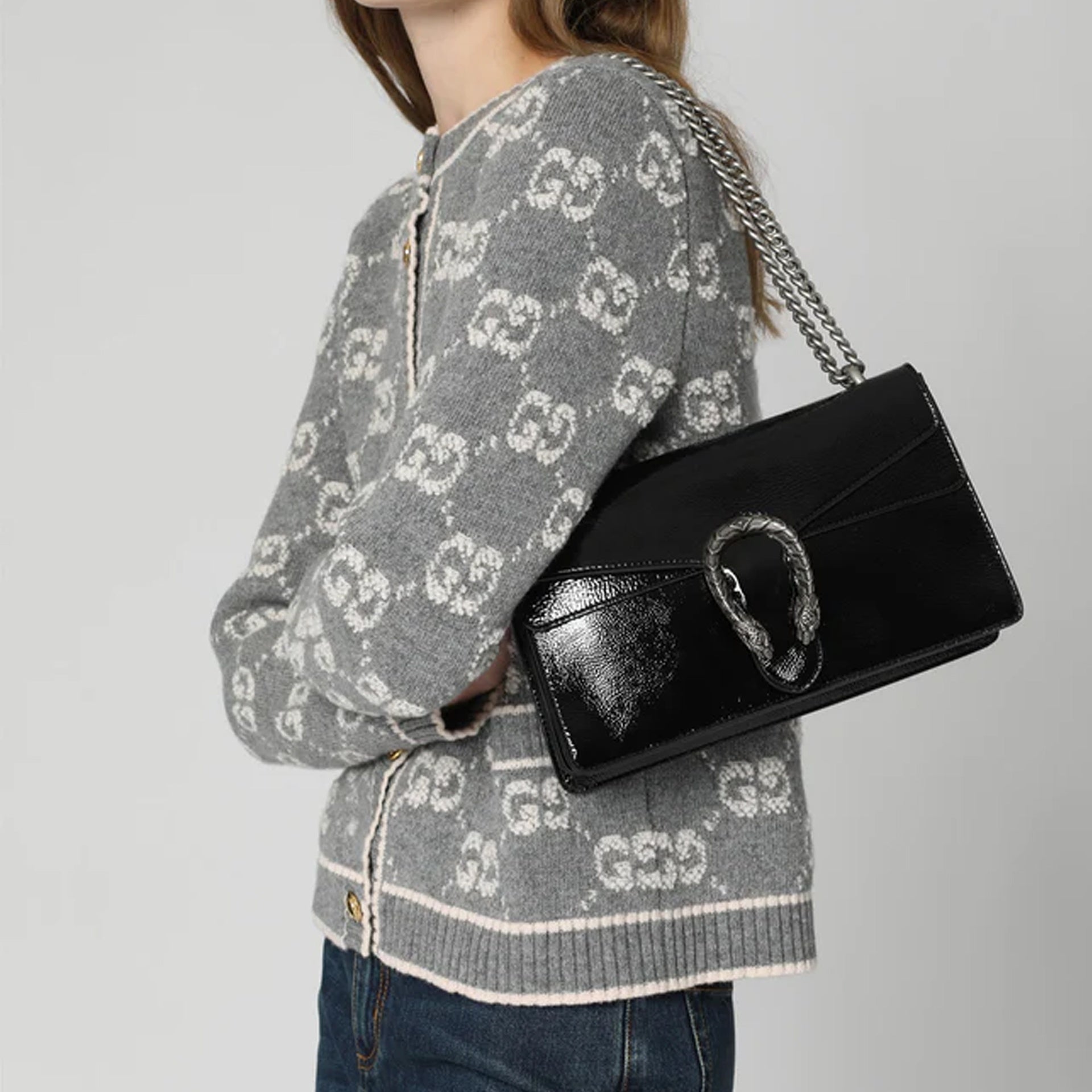 Gucci Dionysus Leather Crossbody Bag