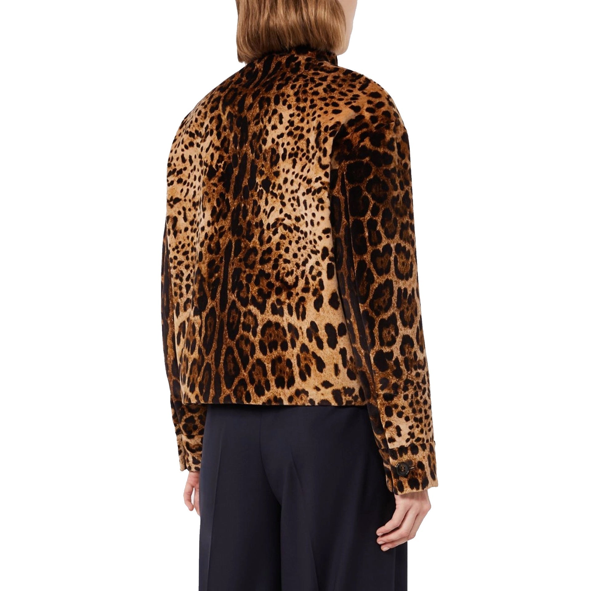 Max Mara Studio Edro Leopard Jacket