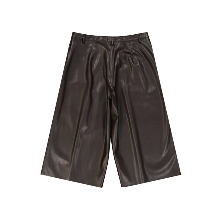 Blanca Vita Faux Leather Shorts