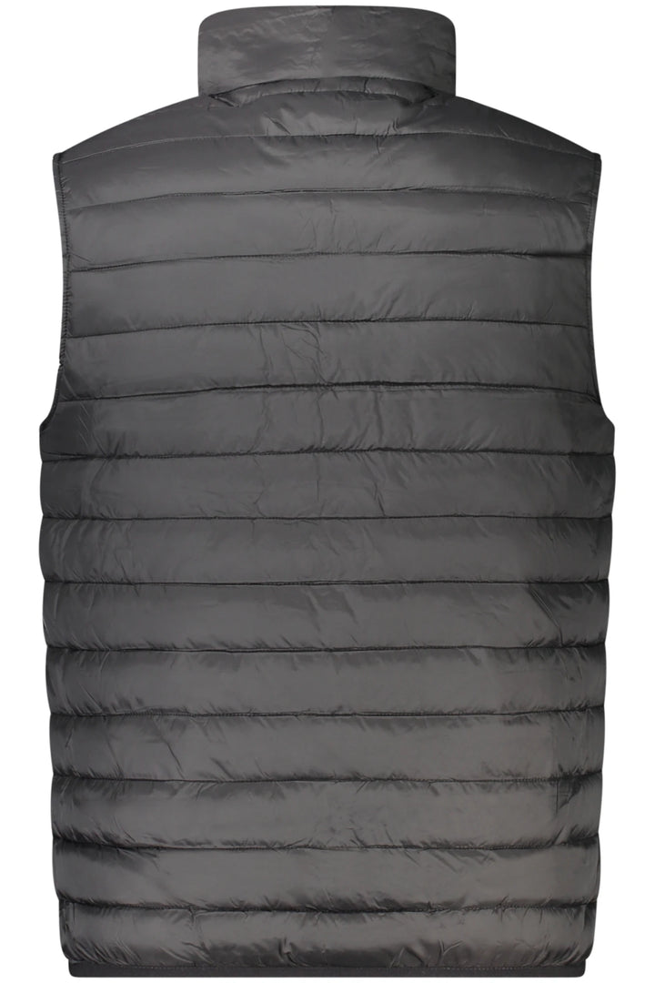 CAVALLI CLASS MEN&#39;S BLACK SLEEVELESS JACKET