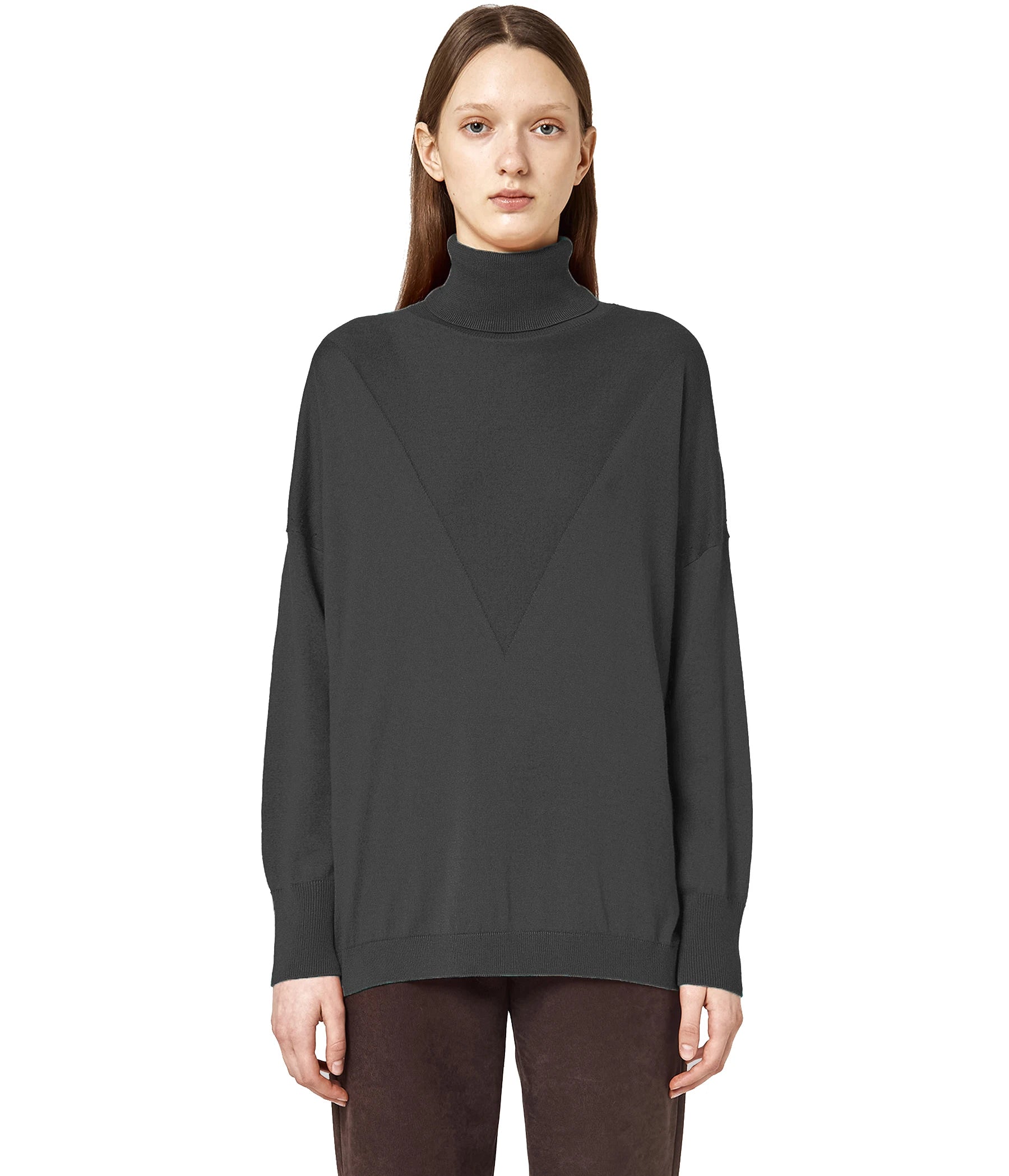 Alpha Studio Sweaters Grey Woman