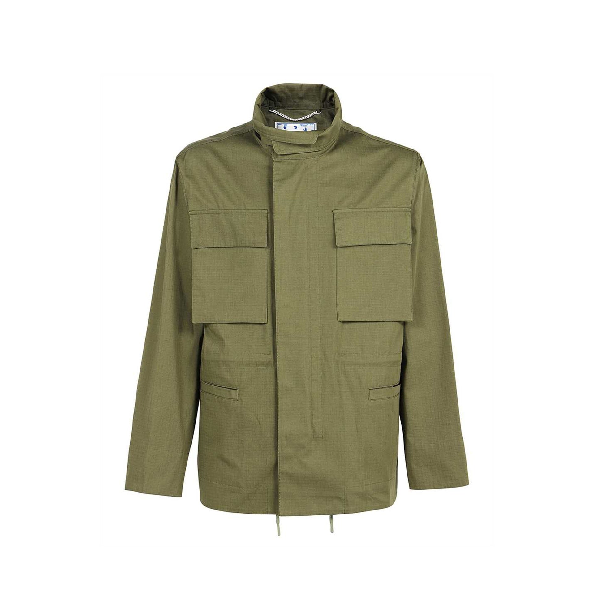 Off-White Arrow Field Cotton Jacket – Siebentaschen