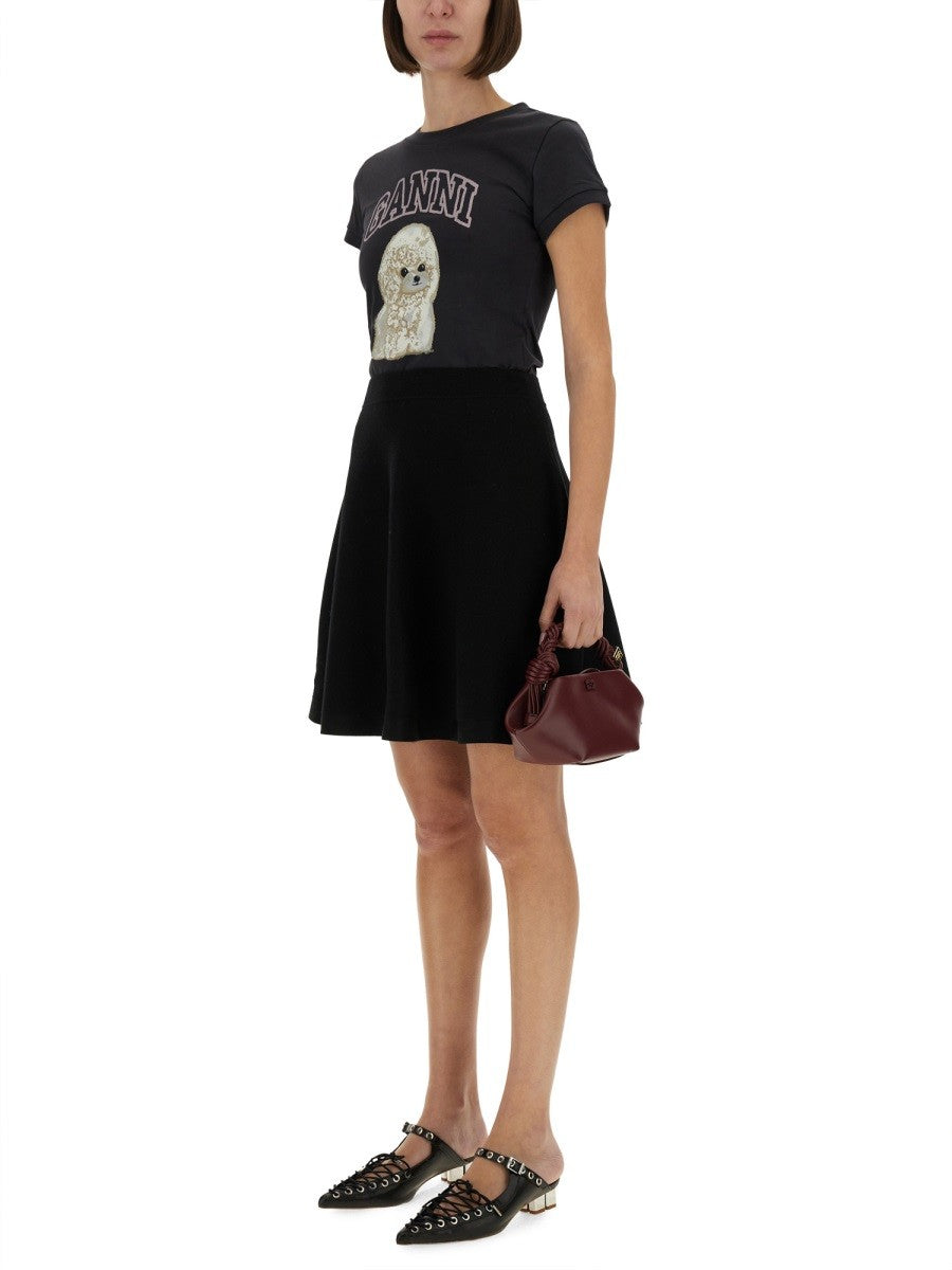 GANNI BABY FIT T-SHIRT